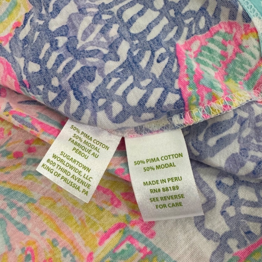 Lilly Pulitzer Rilo Ruffle Tube Top in Roar of the Seas size Medium - Picture 7 of 7